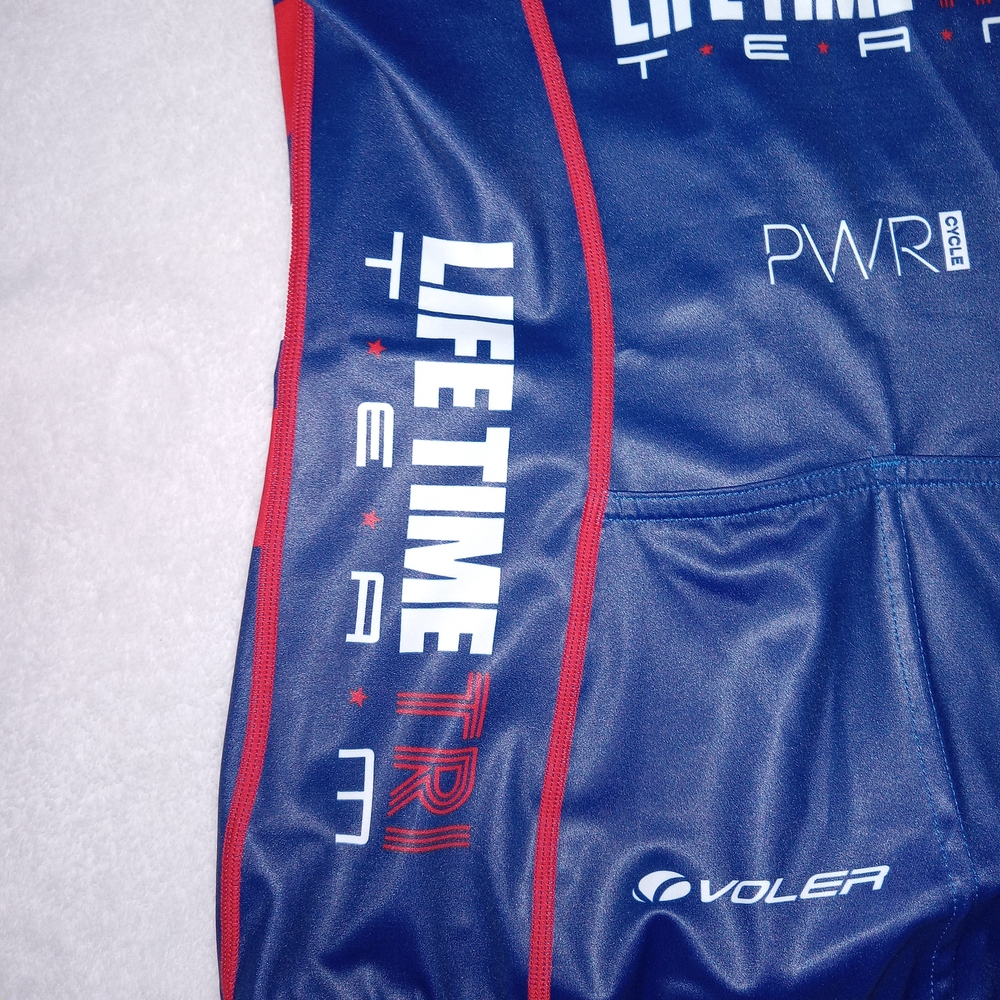 Voler Womens Triathlon Lifetime Trip Team Cycling Swimming Running Jersey Sz Sm - Picture 7 of 11